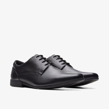 Clarks Sidton Lace Black Leather