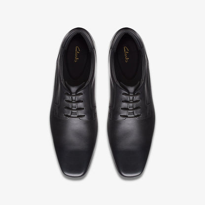 Clarks Sidton Lace Black Leather