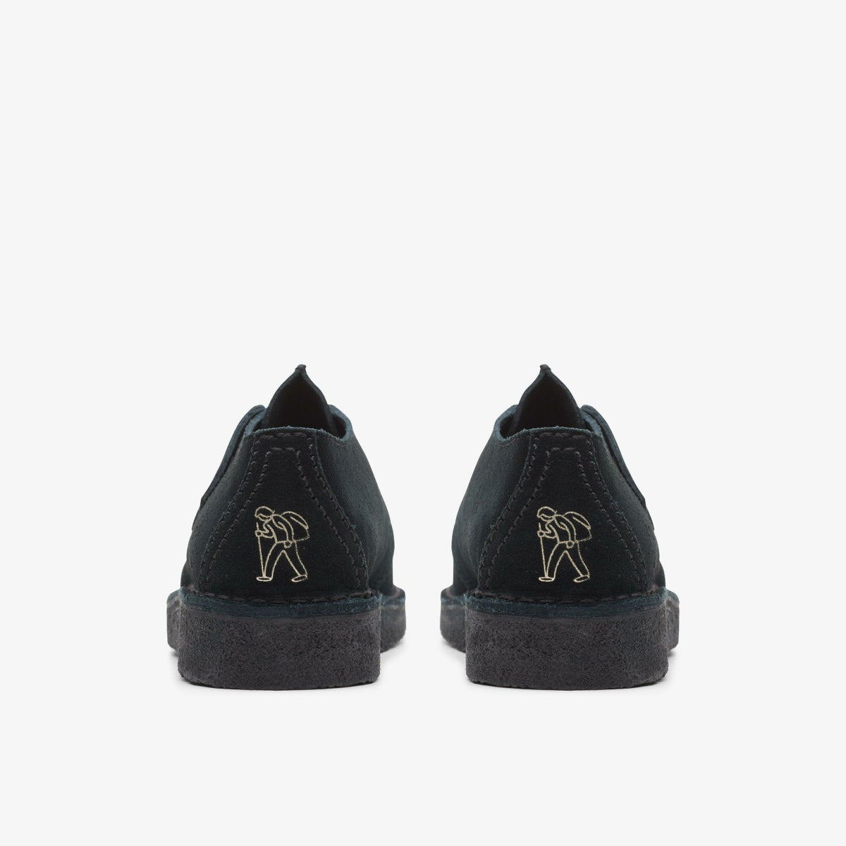 Clarks Desert Trek Black Suede