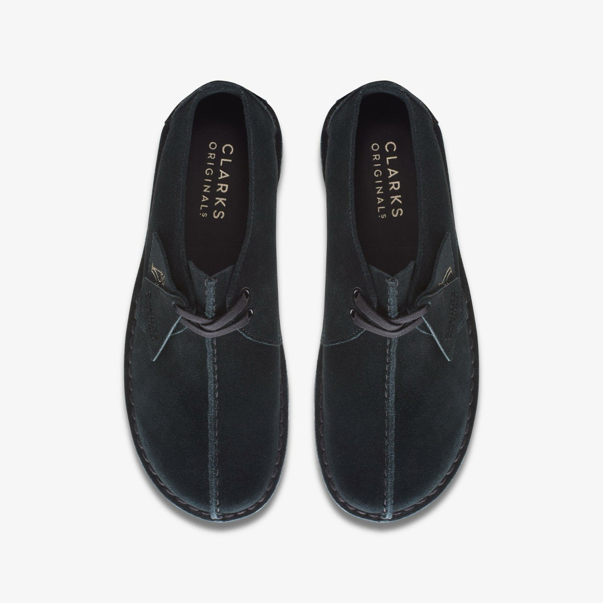 Clarks Desert Trek Black Suede