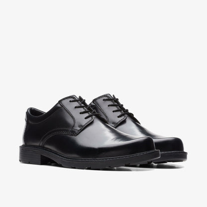 Clarks Kerton Lace Black Leather