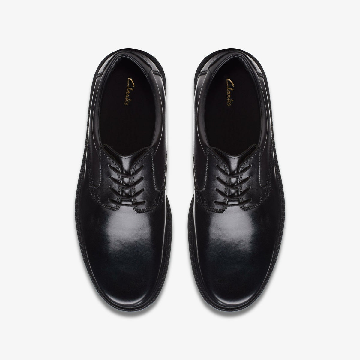 Clarks Kerton Lace Black Leather