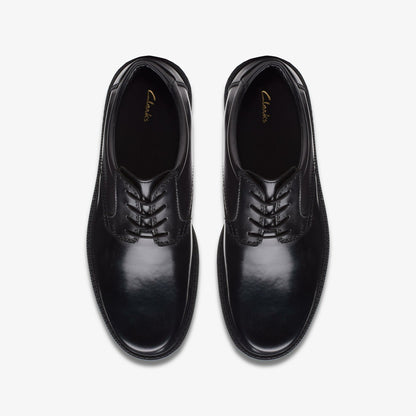 Clarks Kerton Lace Black Leather