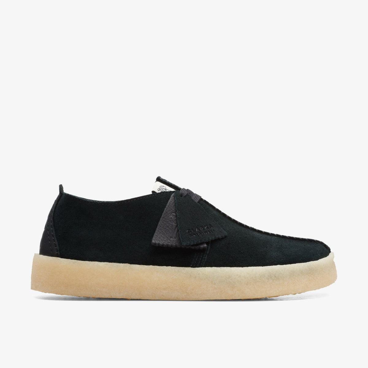 Clarks Trek Cup Black Suede