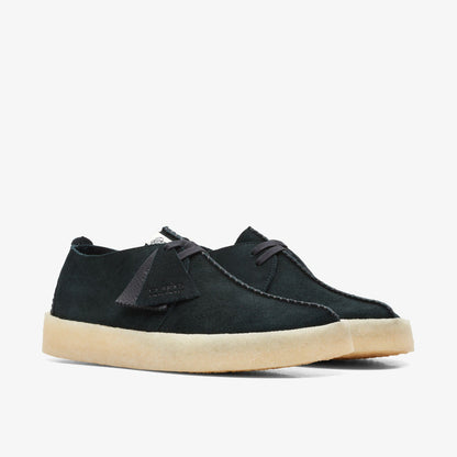 Clarks Trek Cup Black Suede
