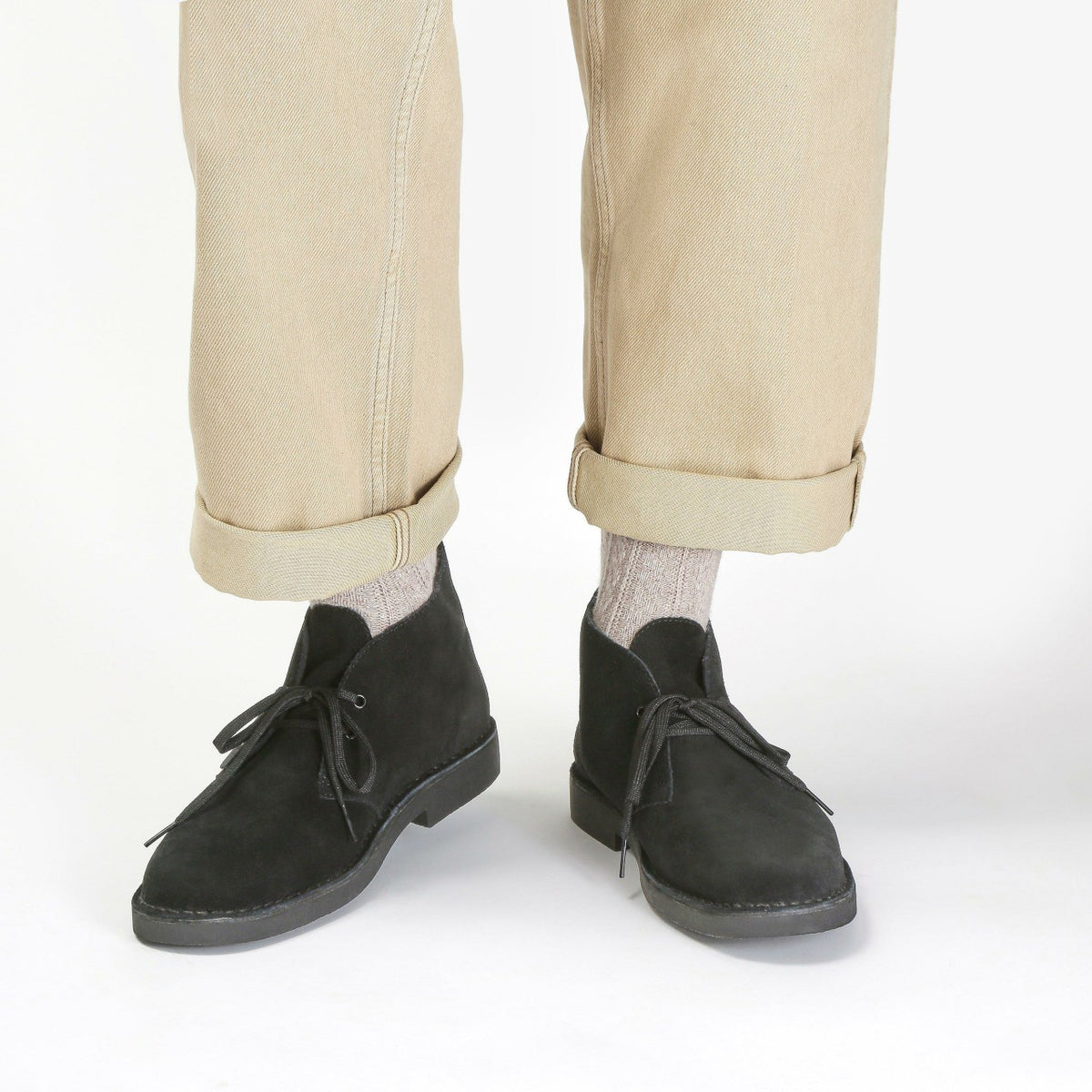 Clarks Desert Boot Evo Black Suede