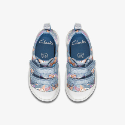 Clarks City Bright Toddler Denim