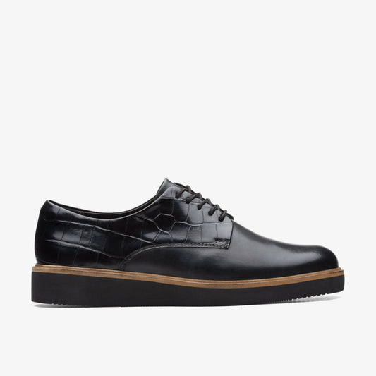 Clarks Glickly Derby Black Combination