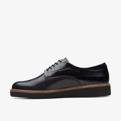 Clarks Glickly Derby Black Combination
