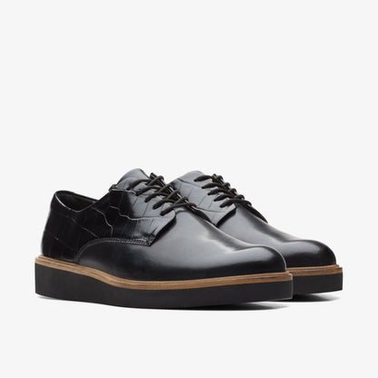 Clarks Glickly Derby Black Combination