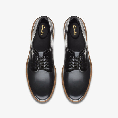 Clarks Glickly Derby Black Combination