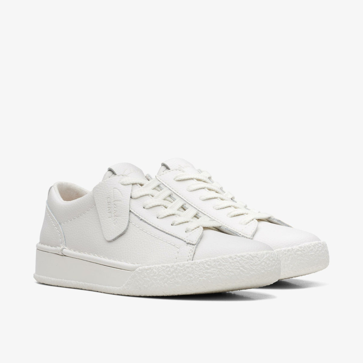 Clarks Craft Cup Walk White Leather