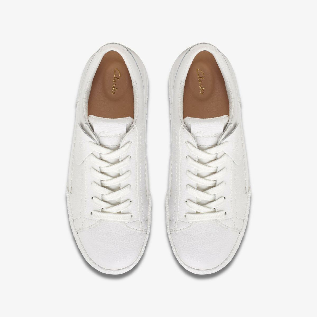 Clarks Craft Cup Walk White Leather
