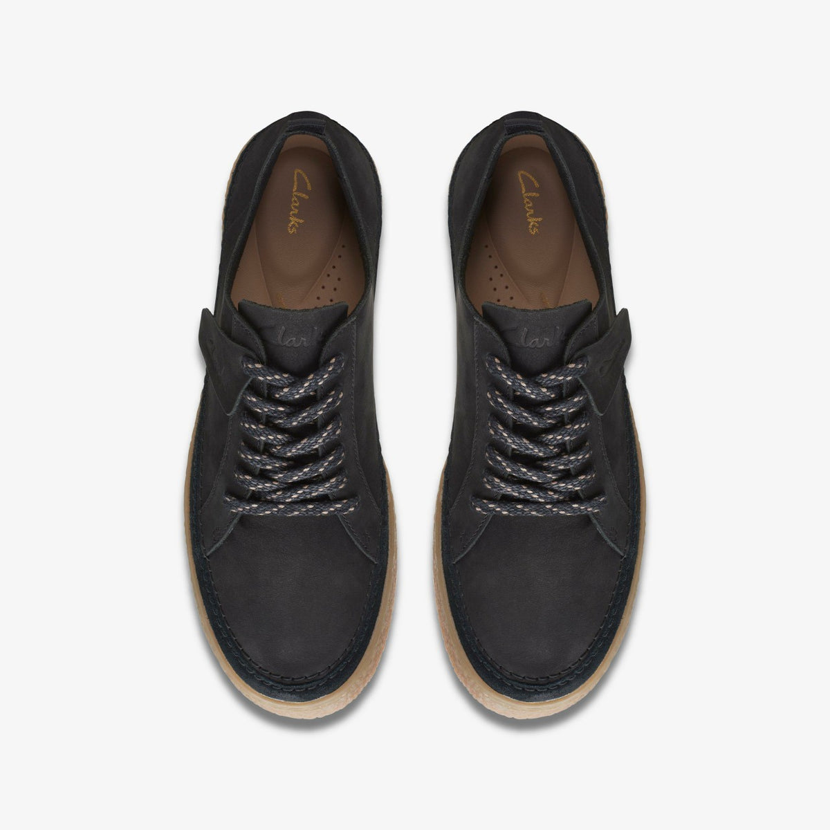 Clarks Barleigh Lace Black Nubuck