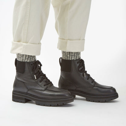 Clarks Orianna Mid Black Warmlined Leather