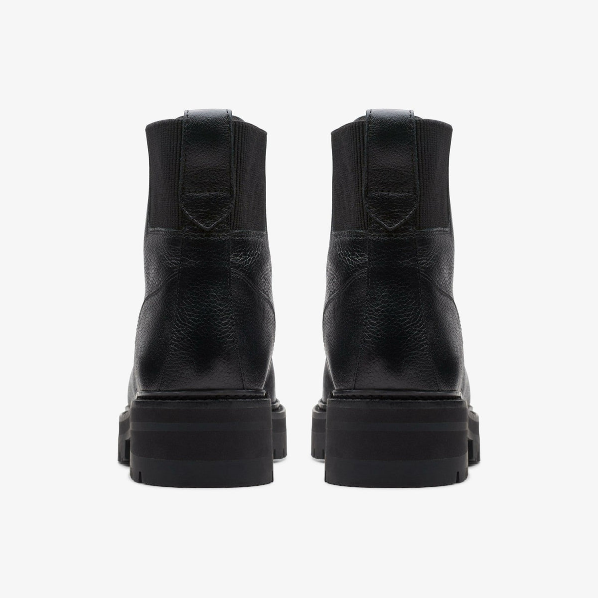 Clarks Orianna Mid Black Warmlined Leather