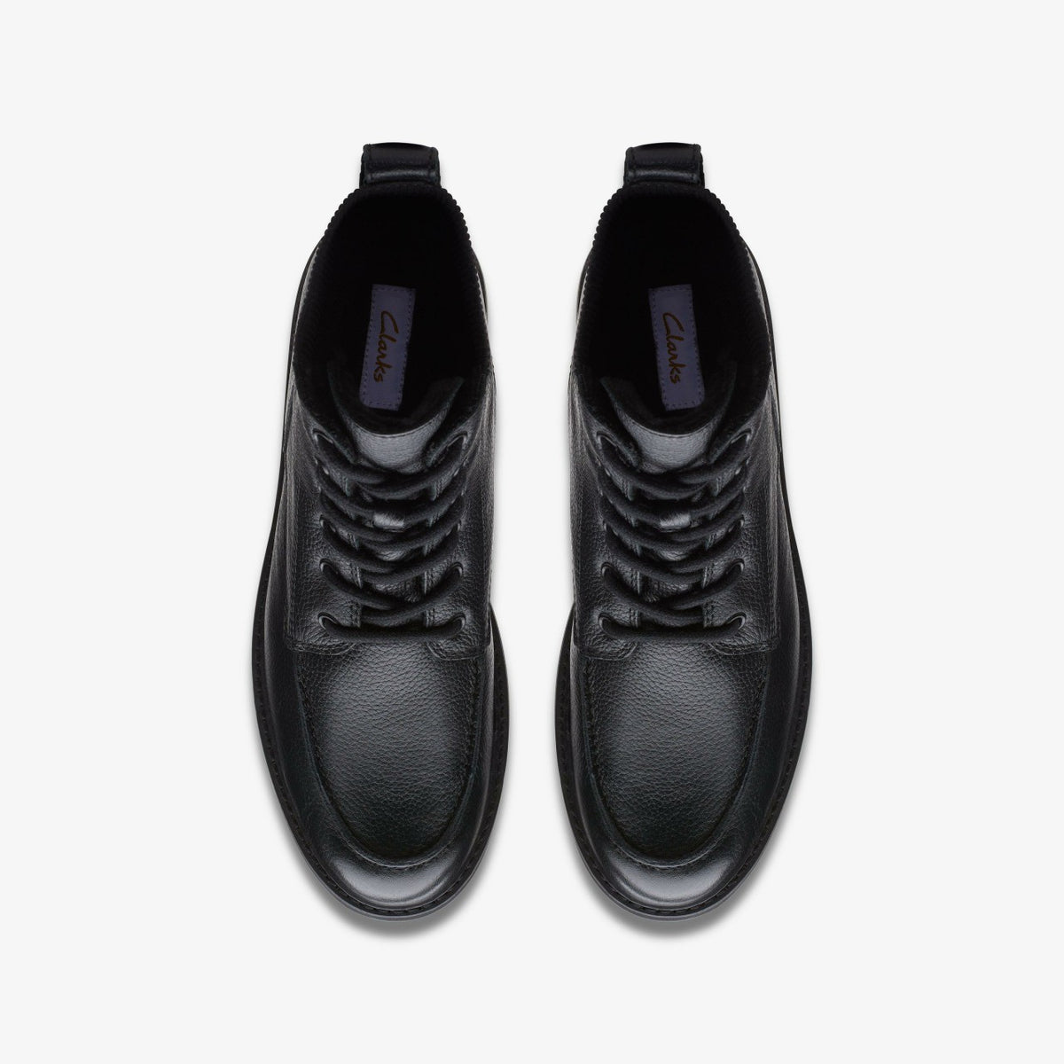 Clarks Orianna Mid Black Warmlined Leather