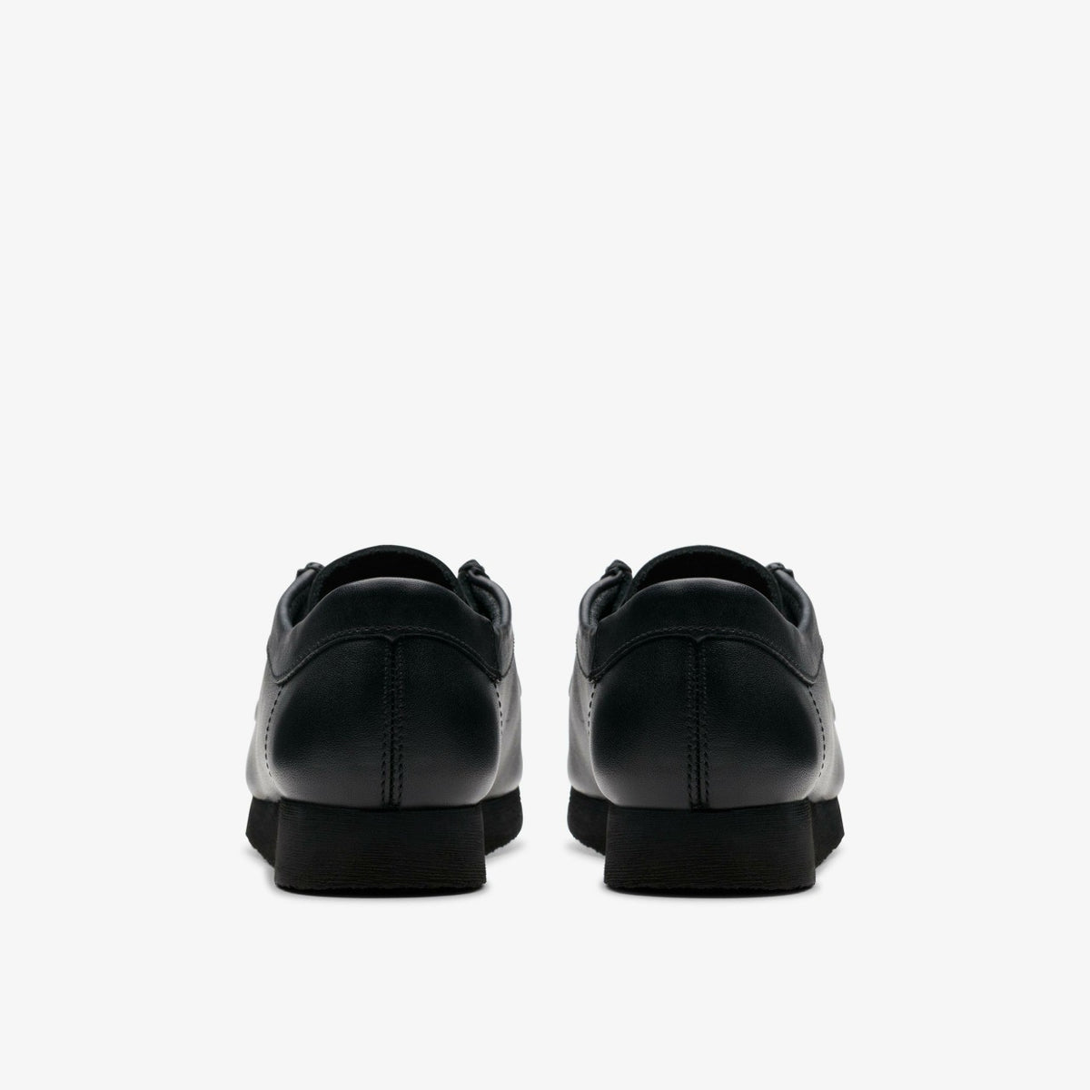 Clarks Wallabee Older Black Leather