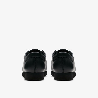 Clarks Wallabee Older Black Leather