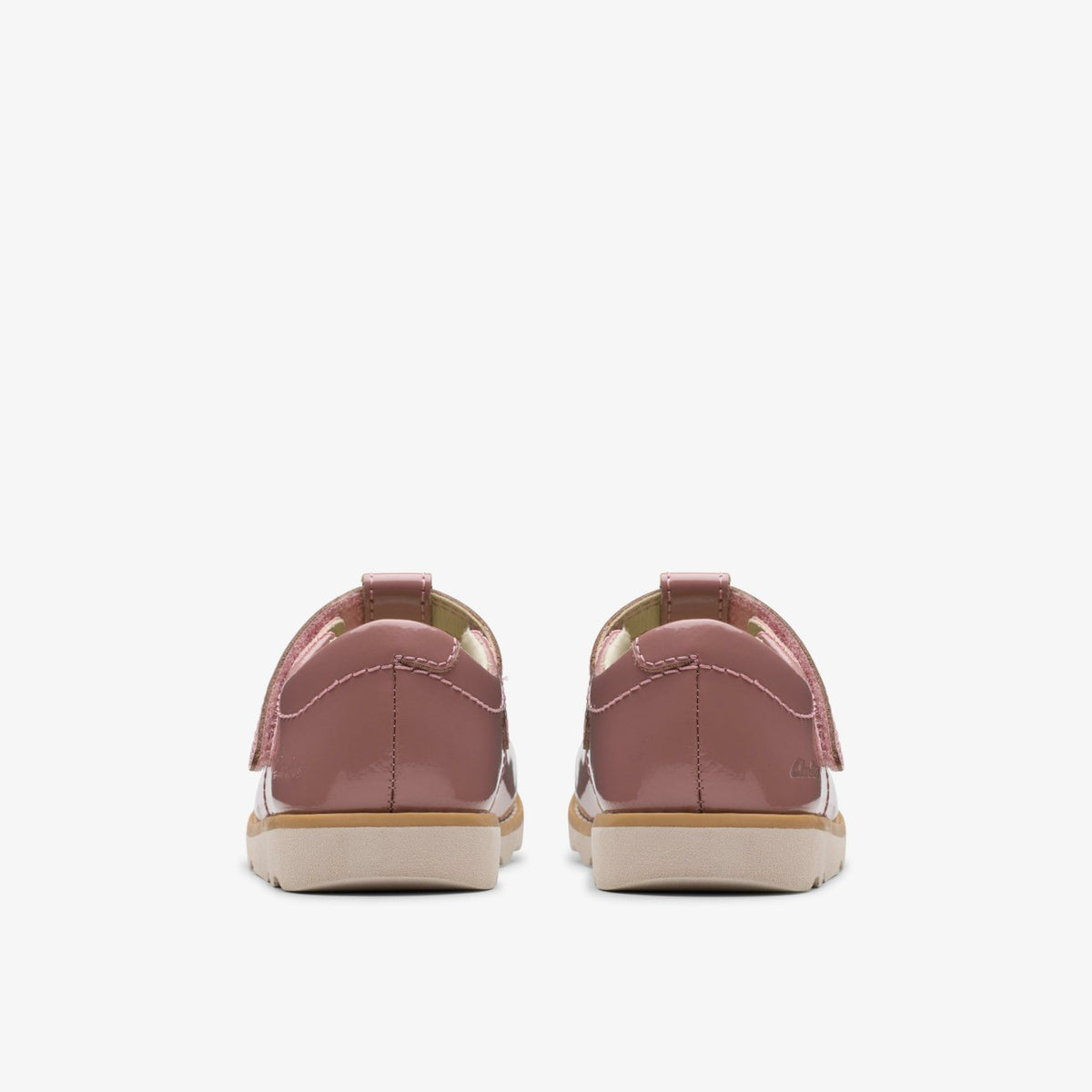Clarks Crown Teen Toddler Dusty Pink Patent