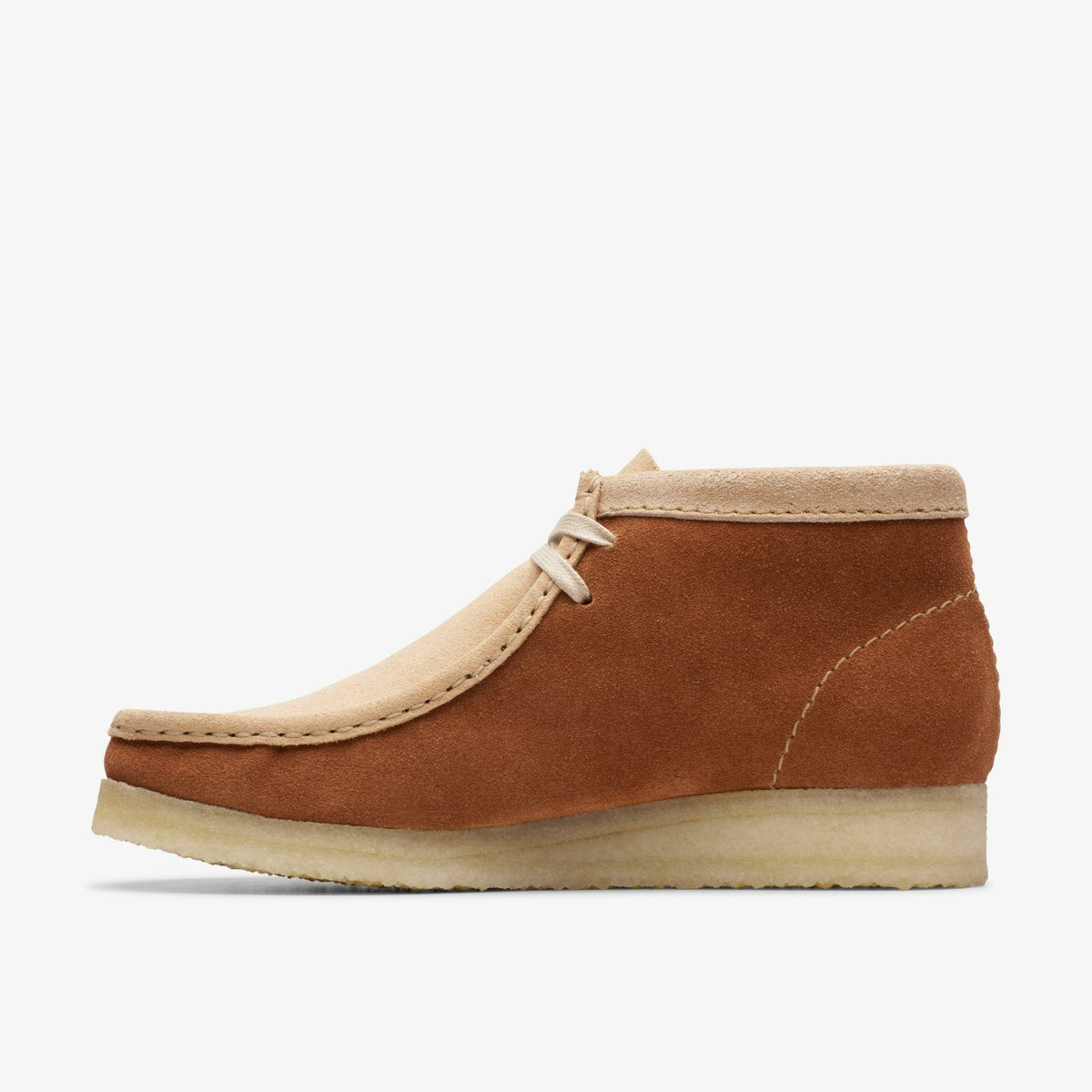 Clarks Wallabee Boot Tan Combination
