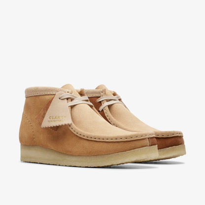 Clarks Wallabee Boot Tan Combination
