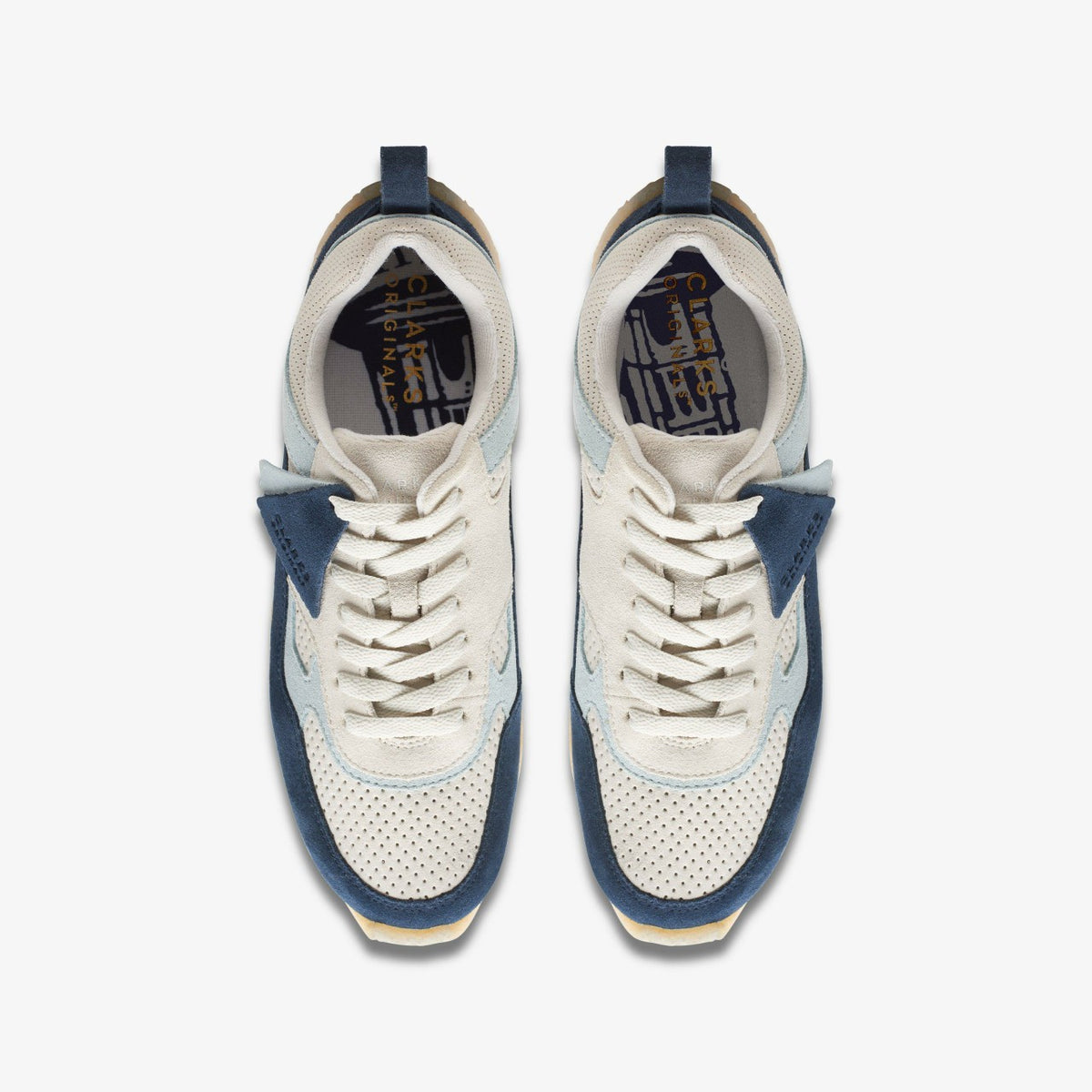 Clarks Lockhill Dark Blue Combination