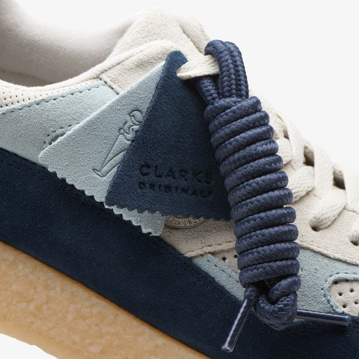 Clarks Lockhill Dark Blue Combination