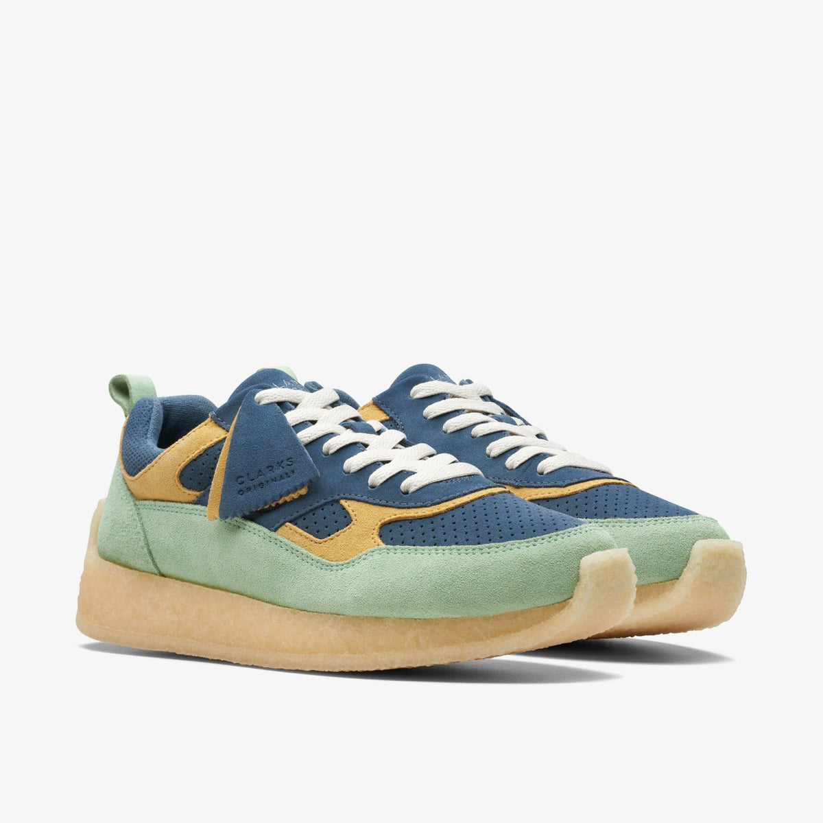 Clarks Lockhill Blue/Green