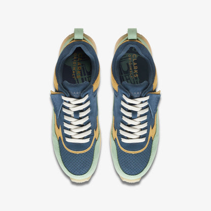 Clarks Lockhill Blue/Green