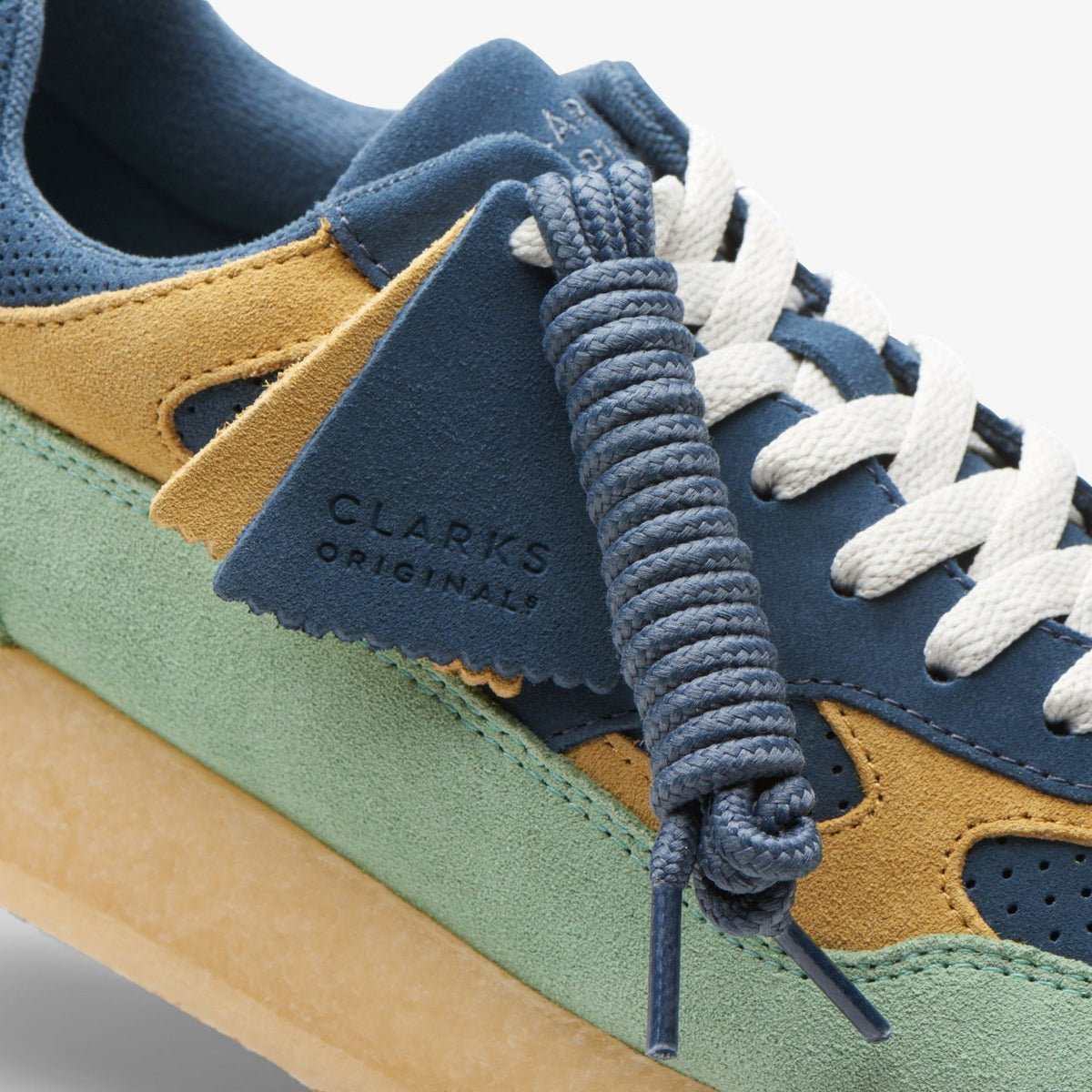 Clarks Lockhill Blue/Green