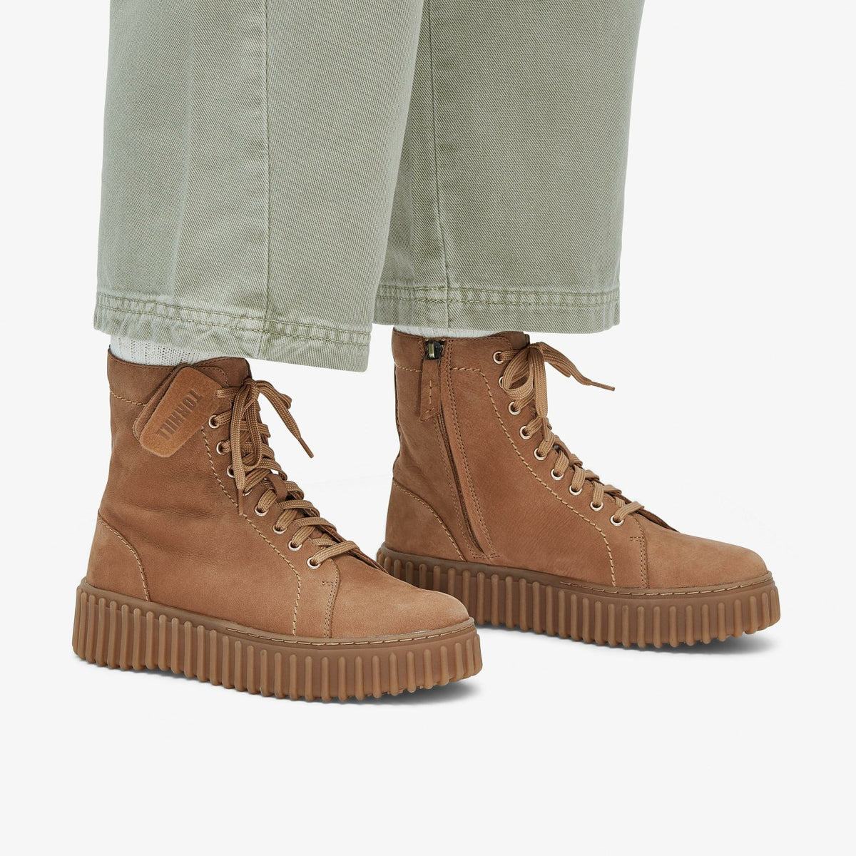 Clarks Torhill Rise Light Tan Nubuck