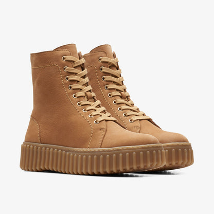 Clarks Torhill Rise Light Tan Nubuck