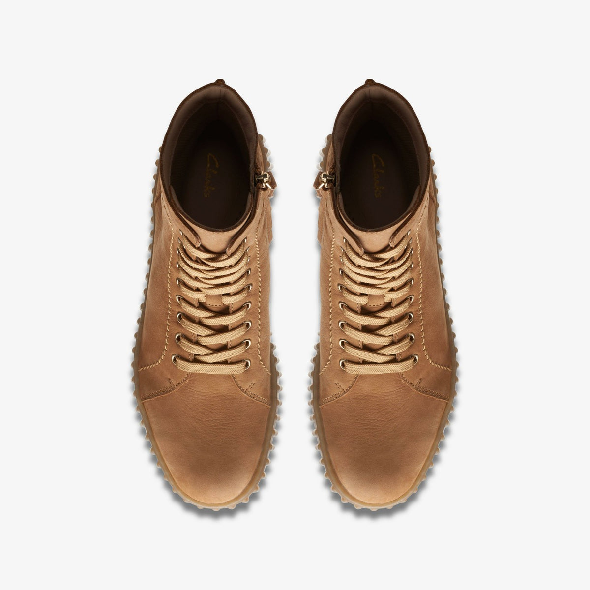Clarks Torhill Rise Light Tan Nubuck