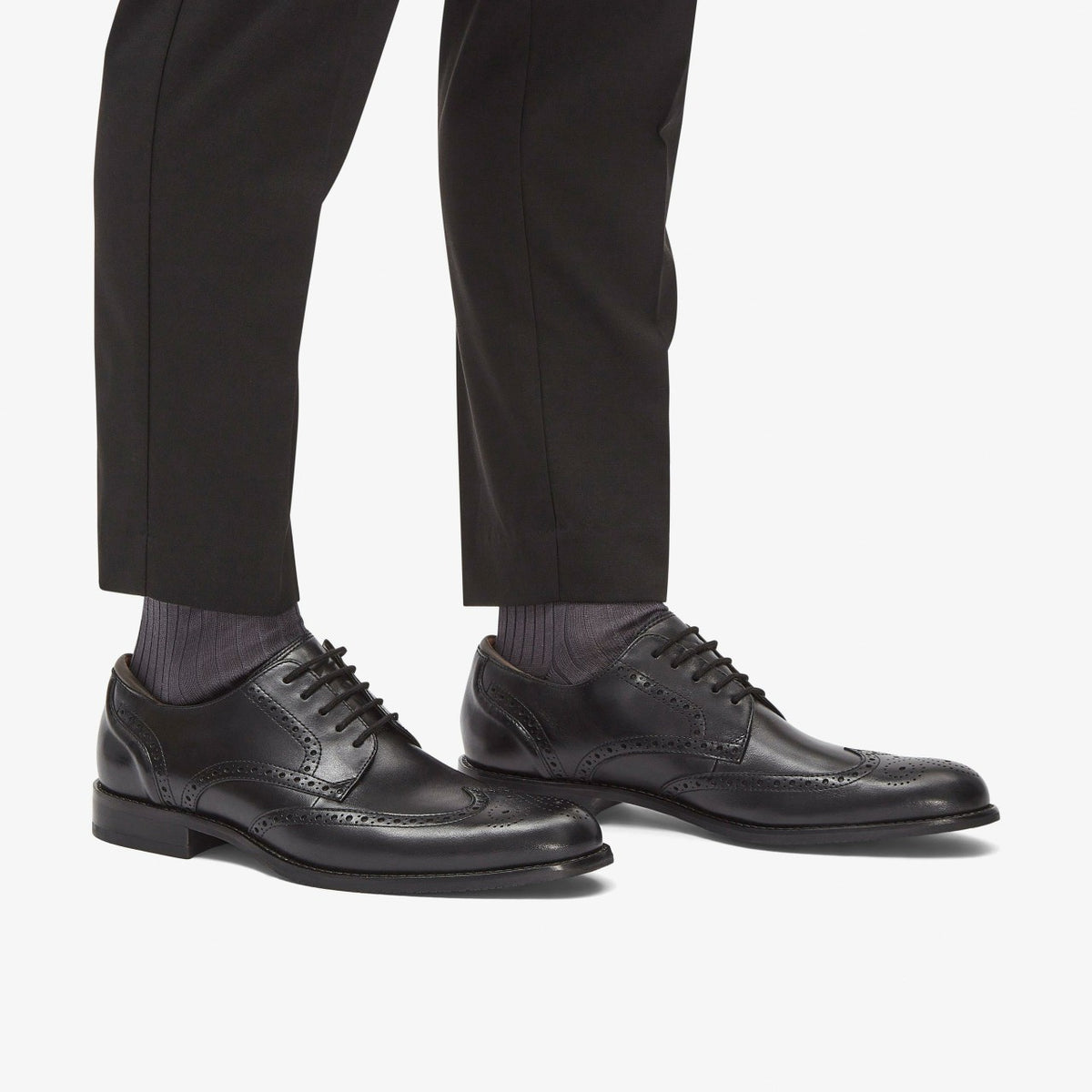 Clarks Craft Arlo Limit Brogue Black Leather