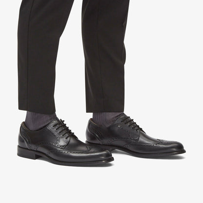 Clarks Craft Arlo Limit Brogue Black Leather