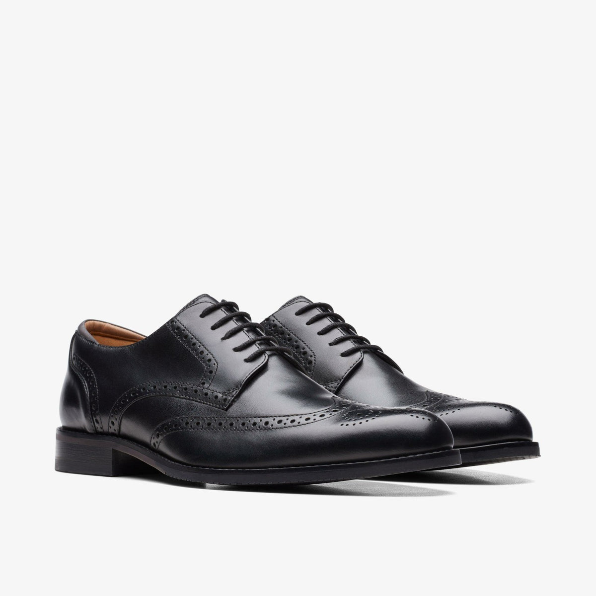 Clarks Craft Arlo Limit Brogue Black Leather