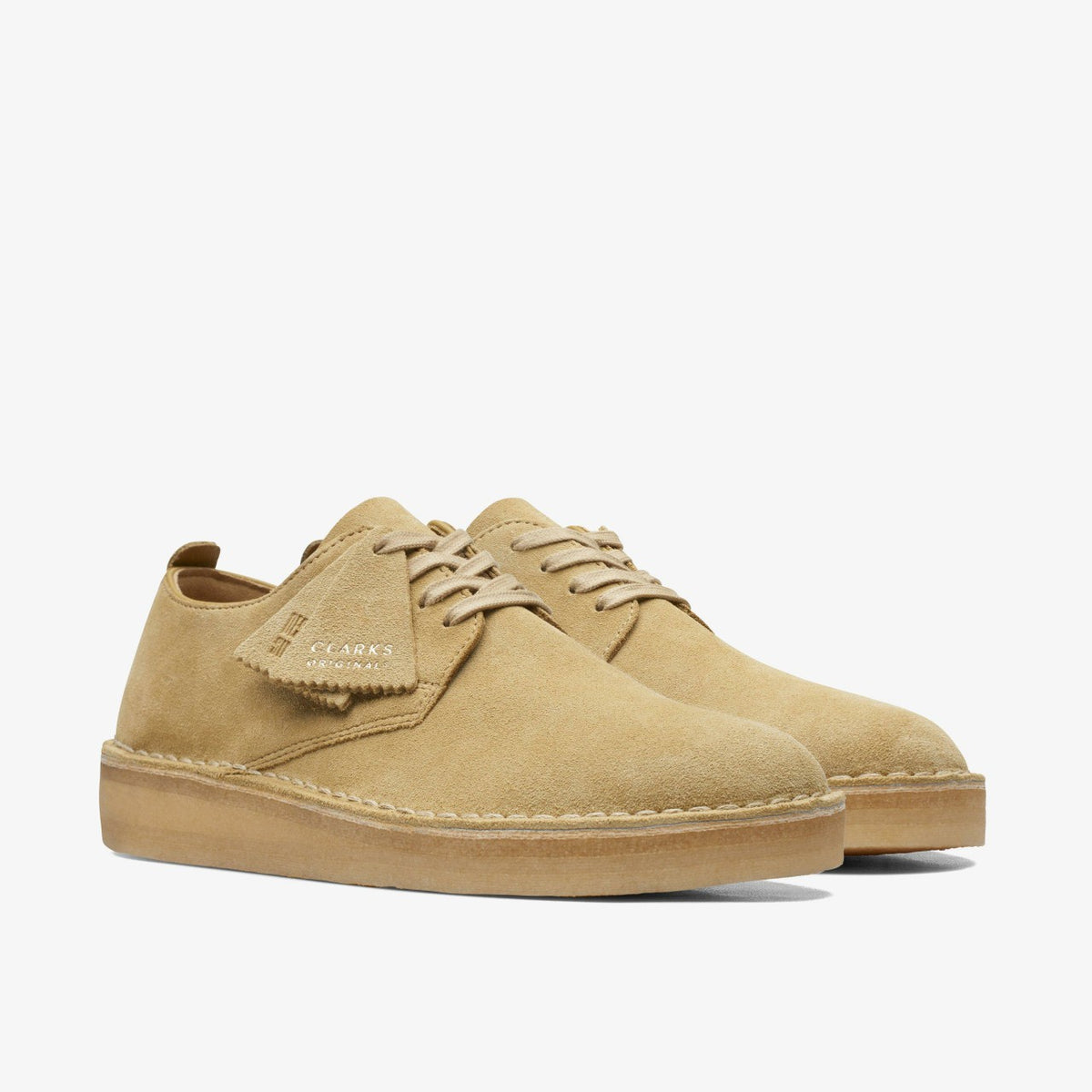 Clarks Coal London Maple Suede