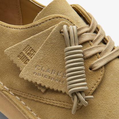 Clarks Coal London Maple Suede