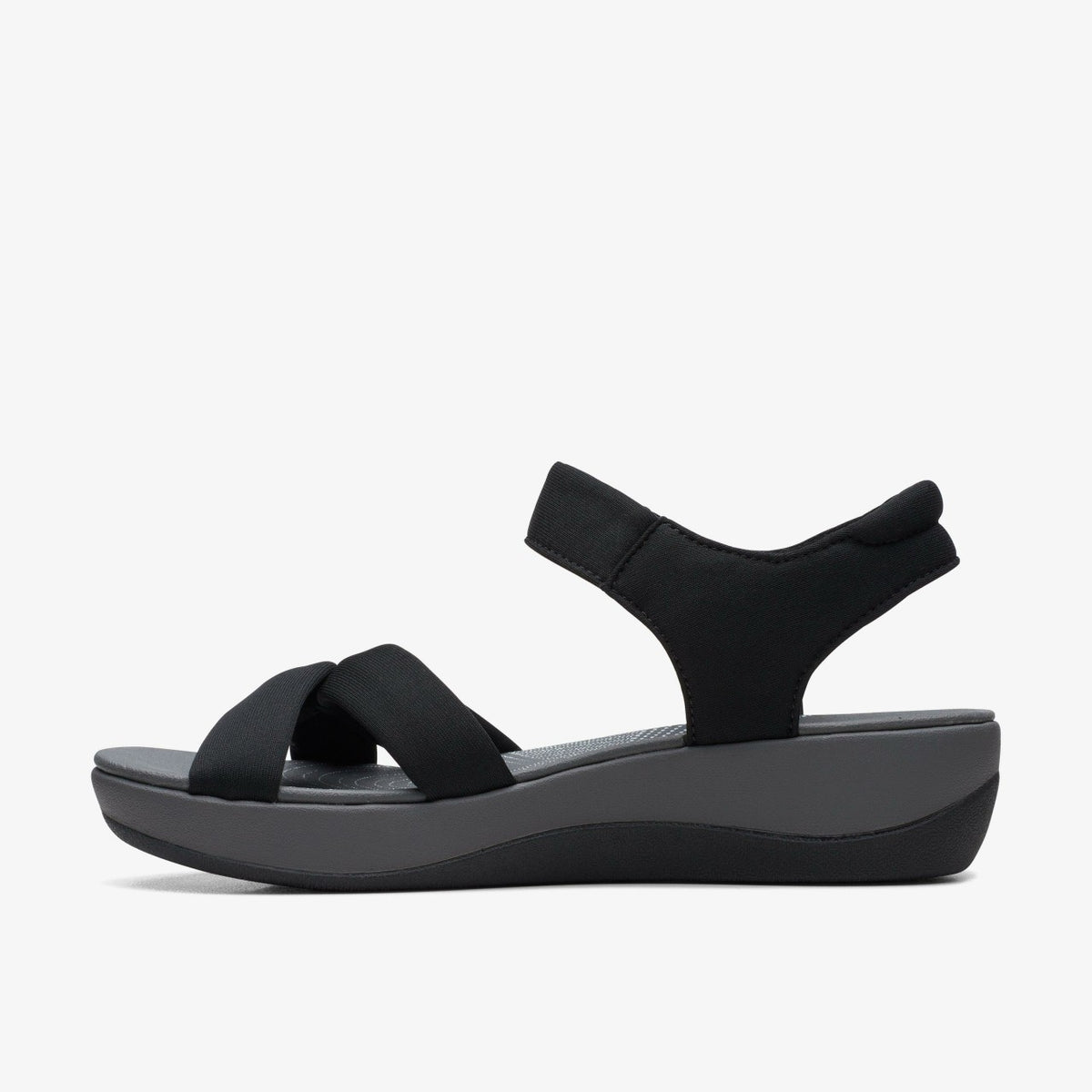 Clarks Arla Shore Black Textile