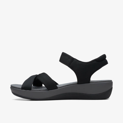 Clarks Arla Shore Black Textile