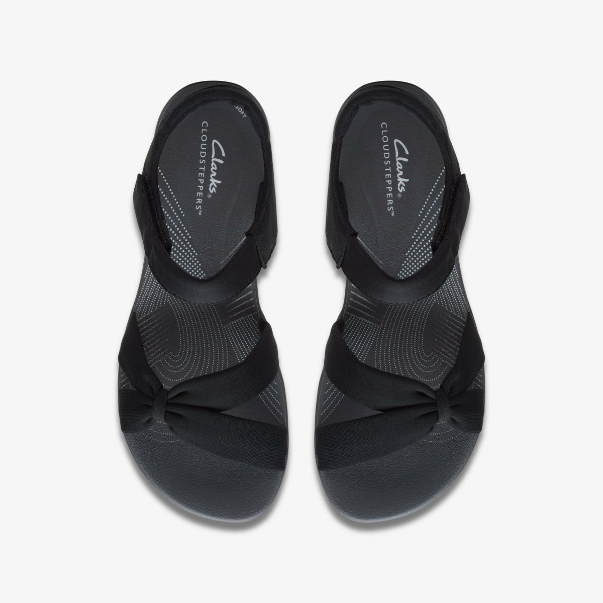 Clarks Arla Shore Black Textile