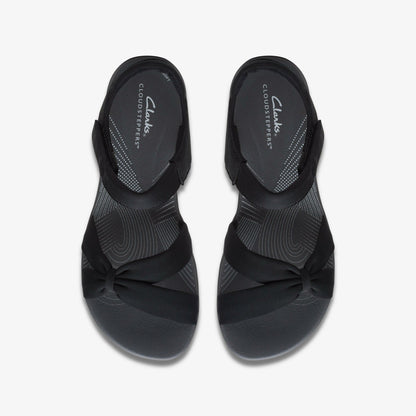 Clarks Arla Shore Black Textile
