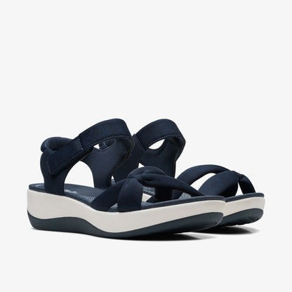 Clarks Arla Shore Navy Textile