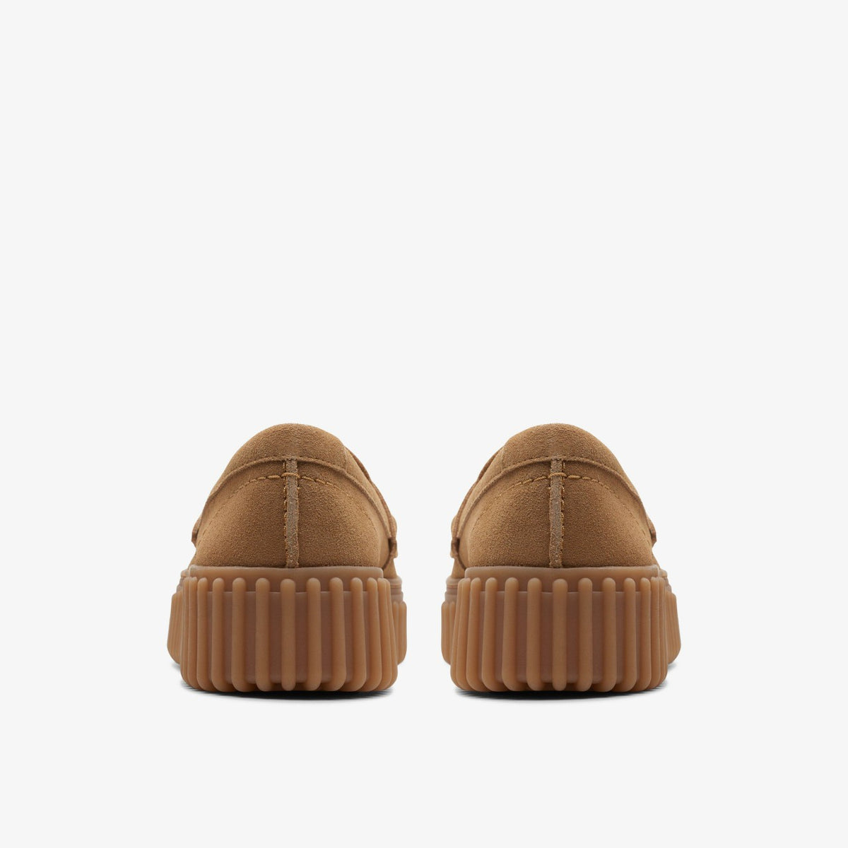Clarks Torhill Penny Loafer Light Tan Suede