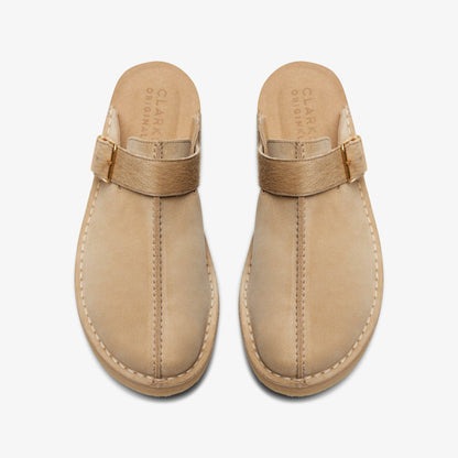 Clarks Trek Mule Taupe Interest