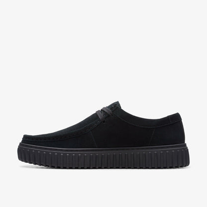 Clarks Torhill Lo Black Suede