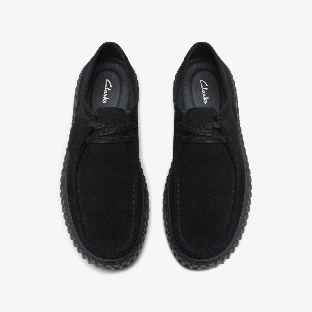 Clarks Torhill Lo Black Suede