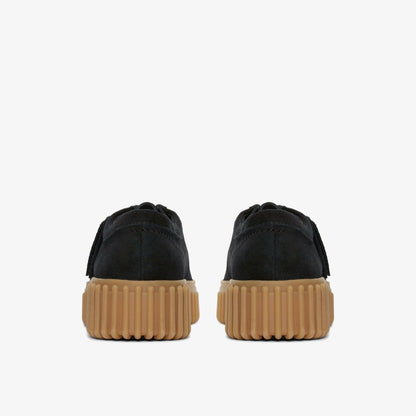 Clarks Torhill Bee Black Suede