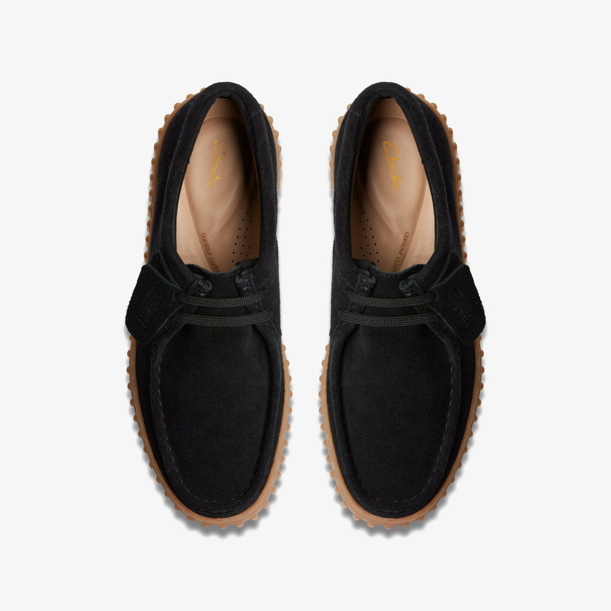 Clarks Torhill Bee Black Suede